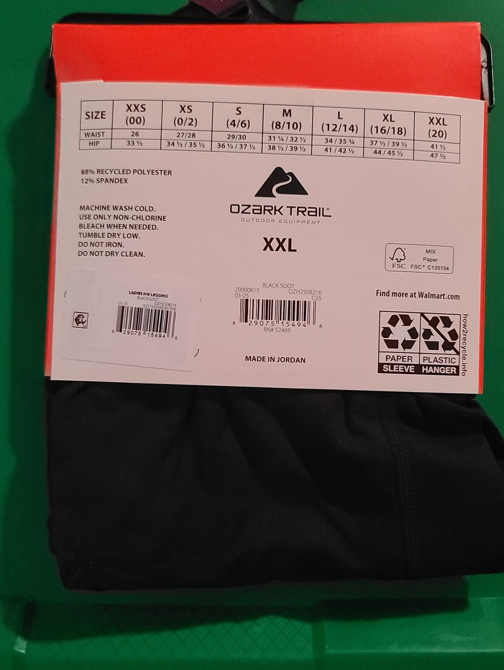 Ozark Trail Women's Warm Thermal Base Layer Bottom, XXL (D1-X) - Picture 6 of 8